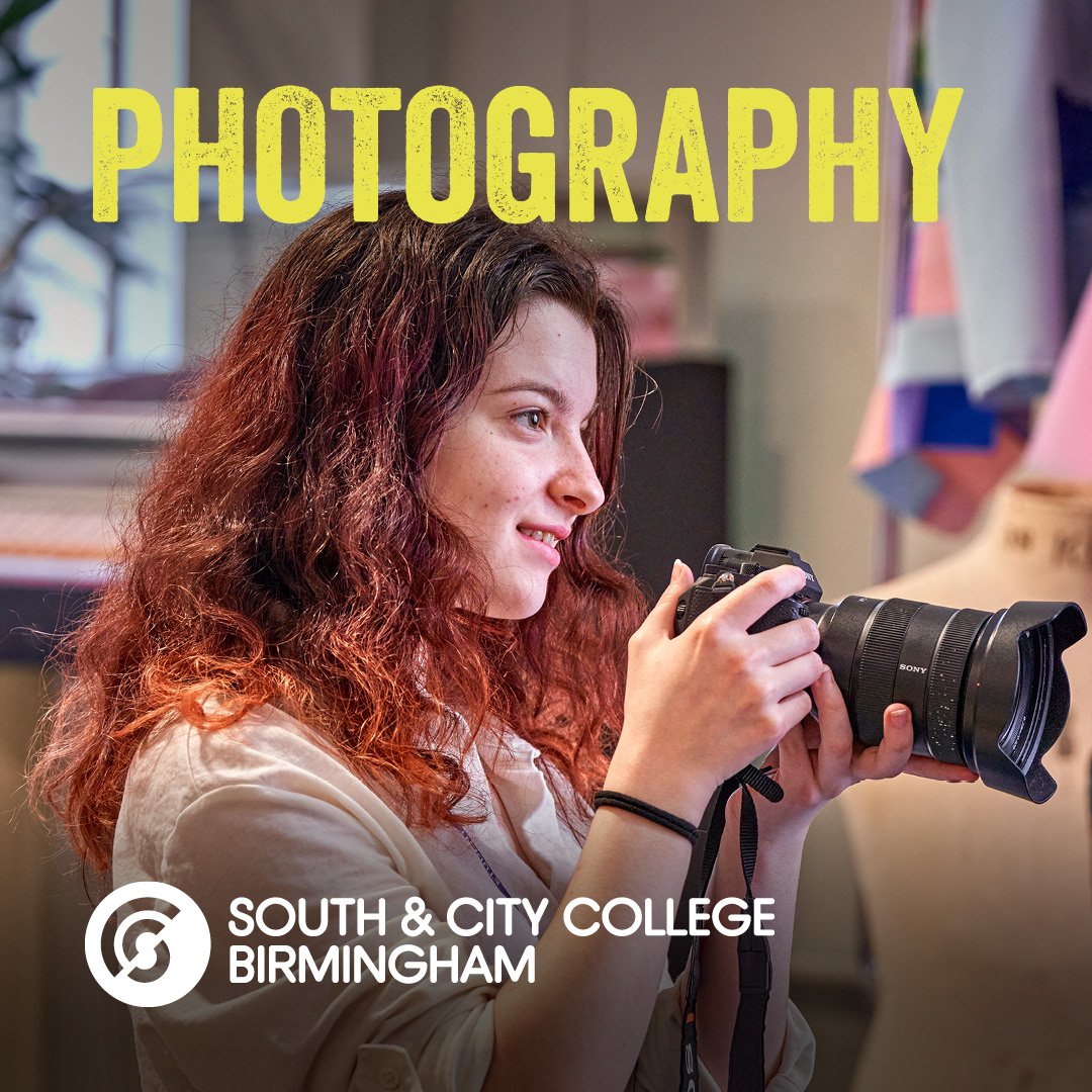 South & City College Birmingham Facebook ad: Photography Courses