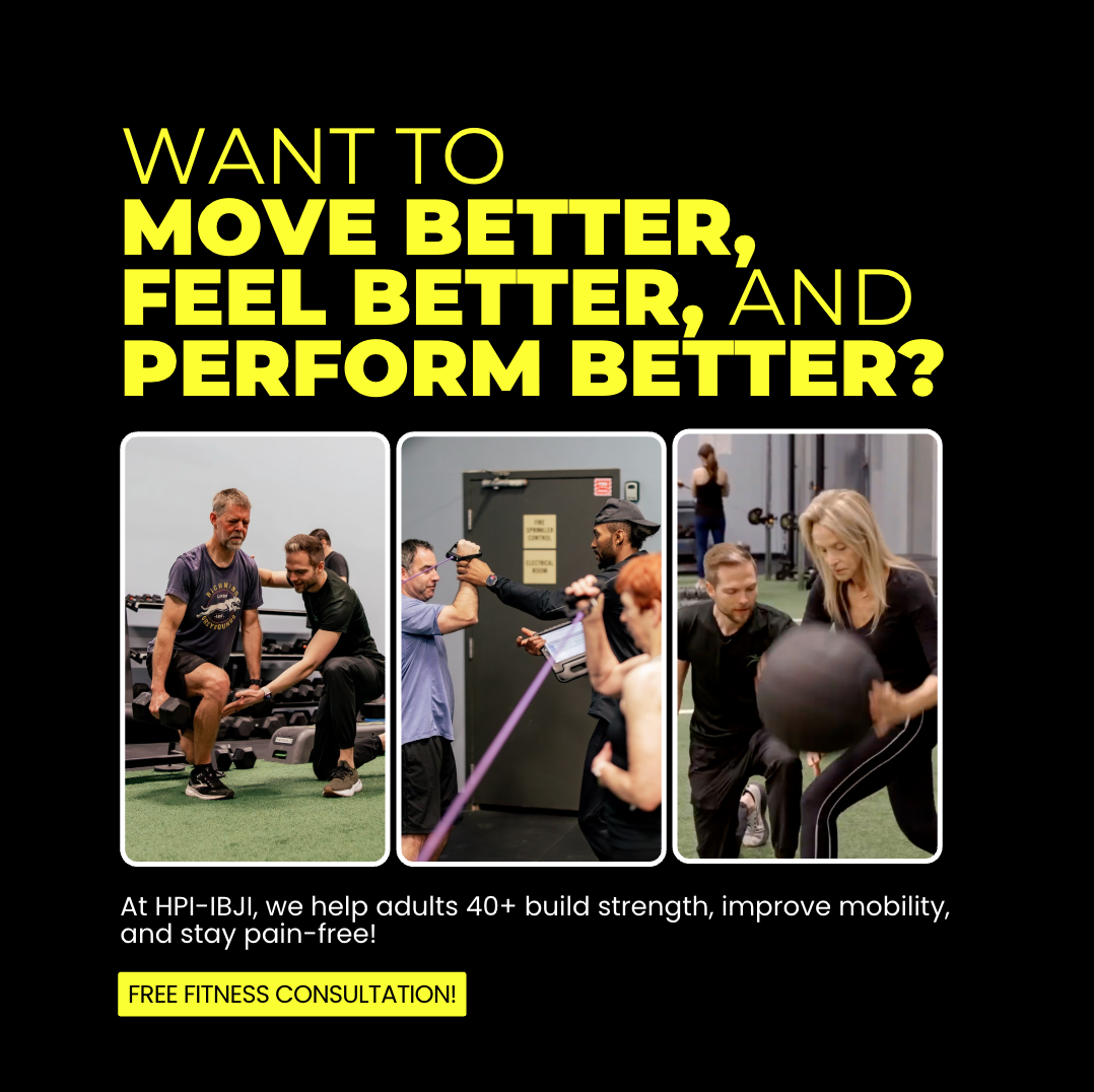 IBJI Health Performance Institute Facebook ad