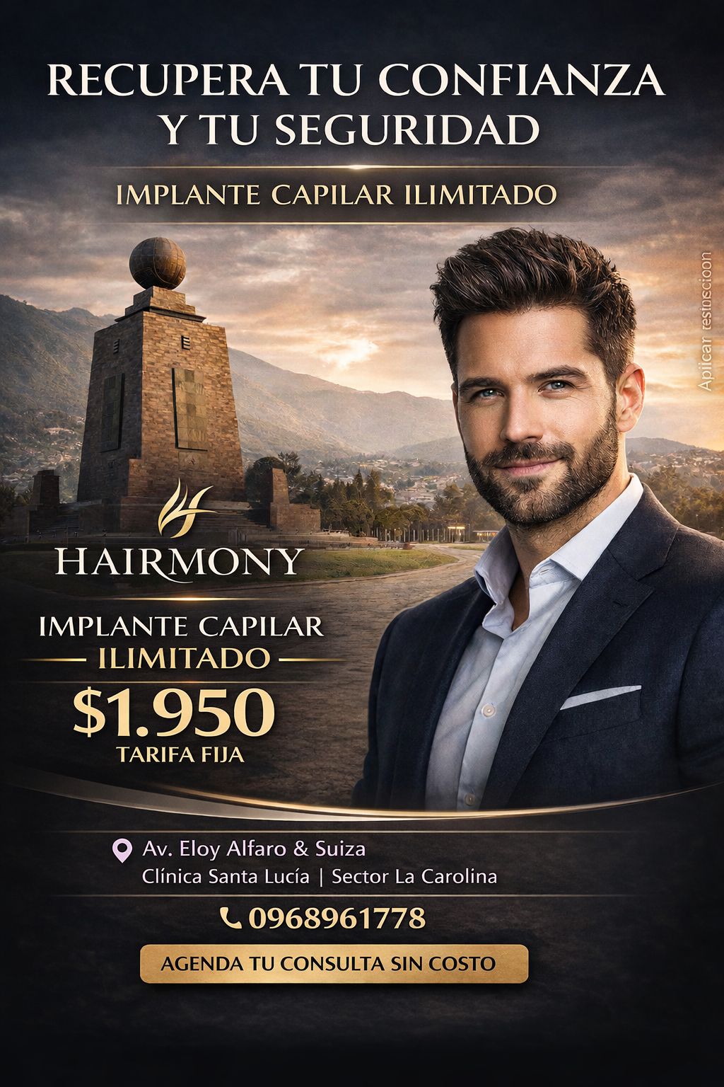 Hairmony Trasplante Capilar Facebook ad