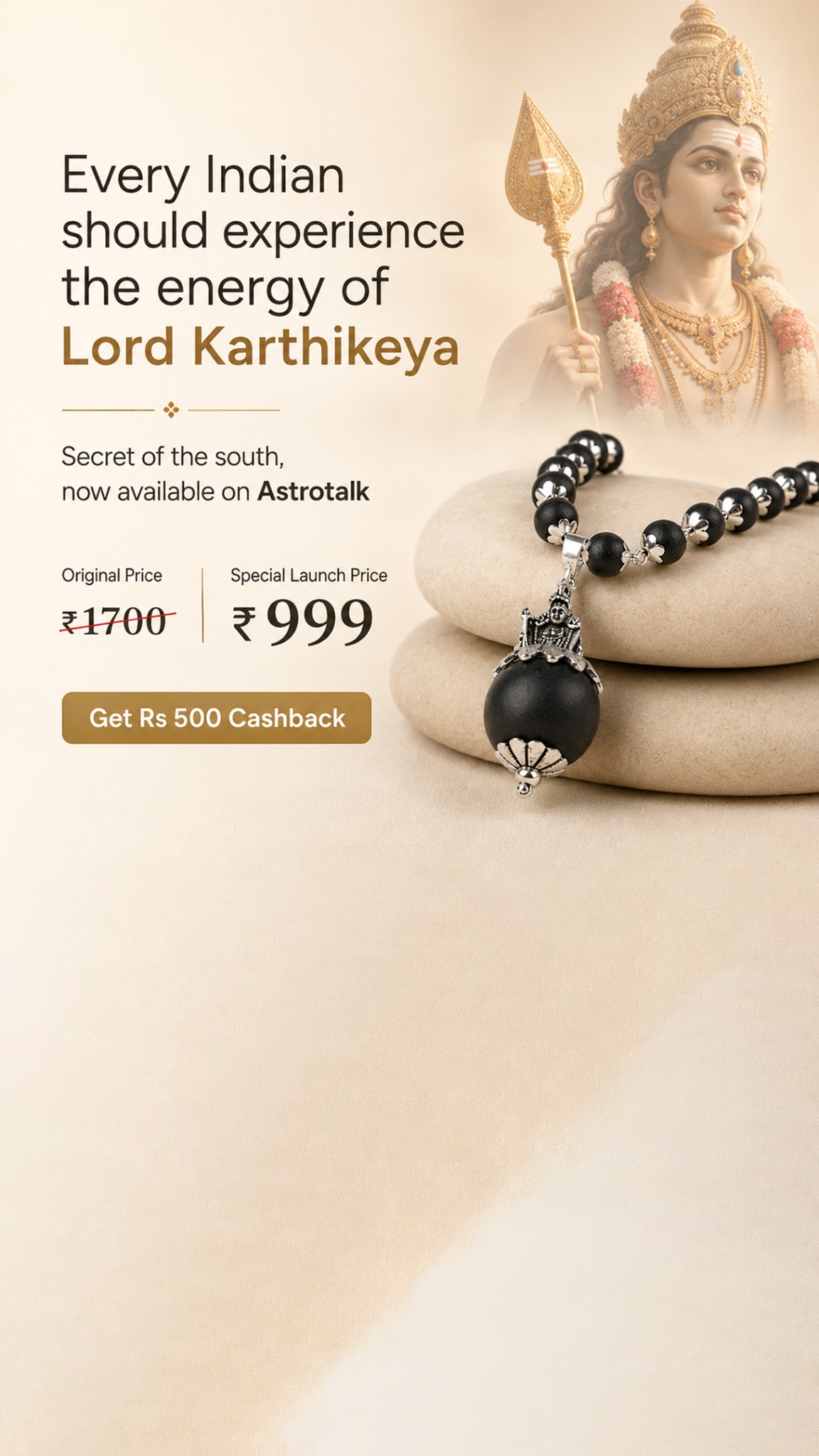 Karungali By Astrotalk Facebook ad