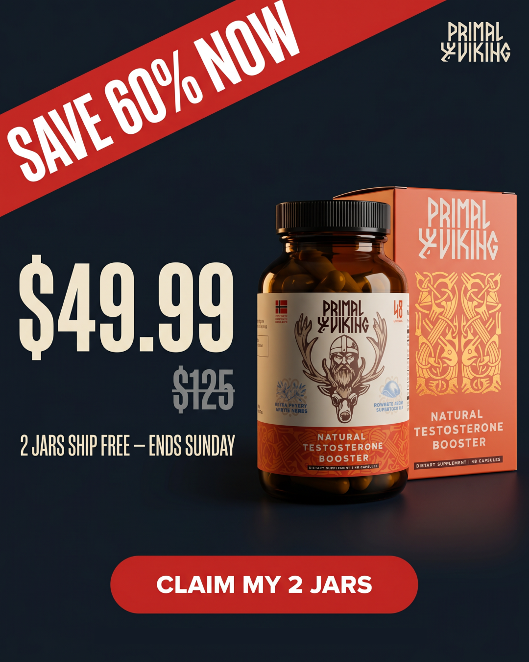 Primal Viking Facebook ad