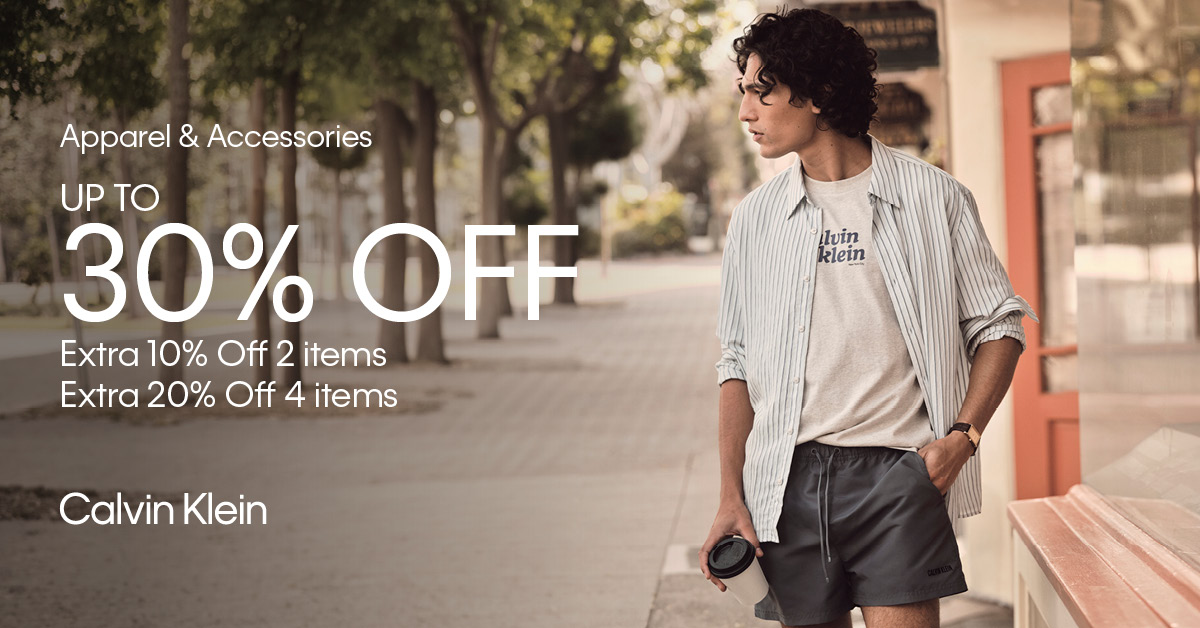 Calvin Klein Facebook ad