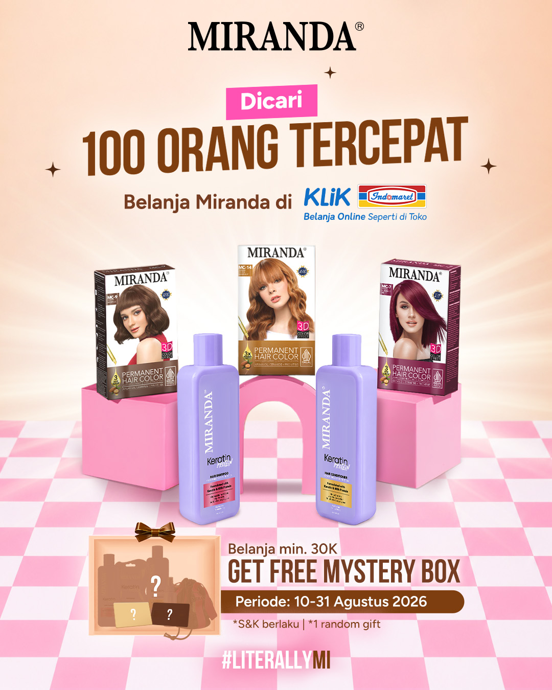 Miranda Hair Care Facebook ad
