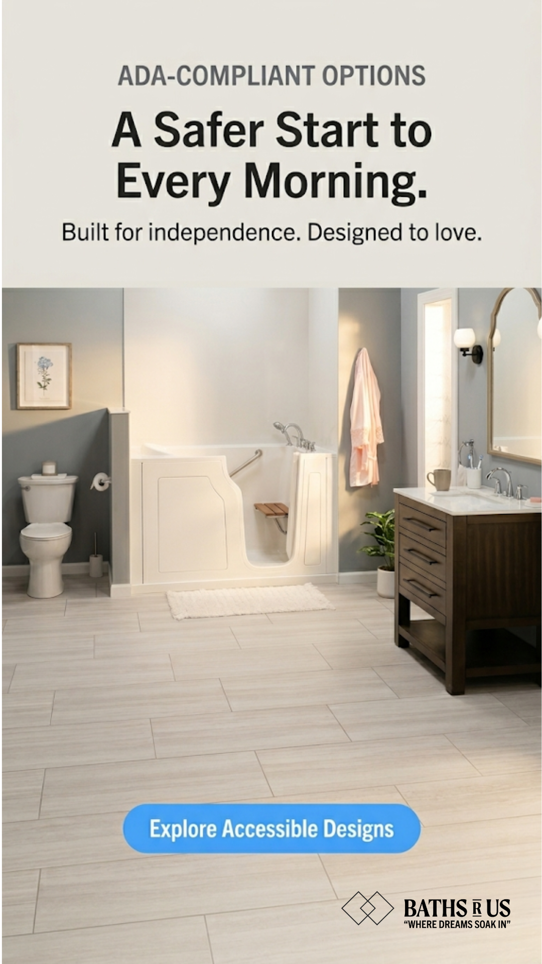 Baths R Us Facebook ad