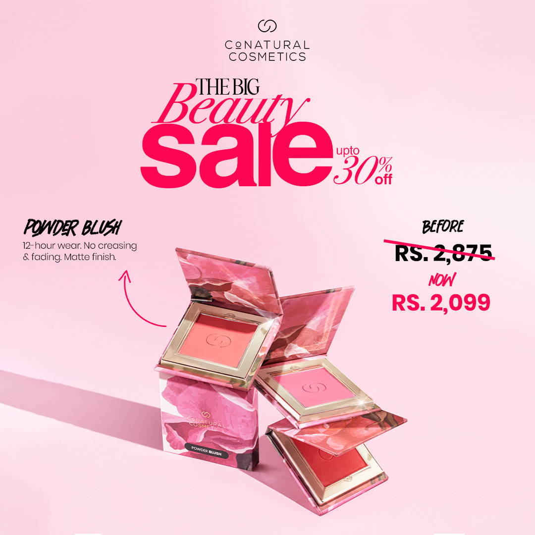 Conatural Cosmetics Facebook ad: THE BIG BEAUTY SALE