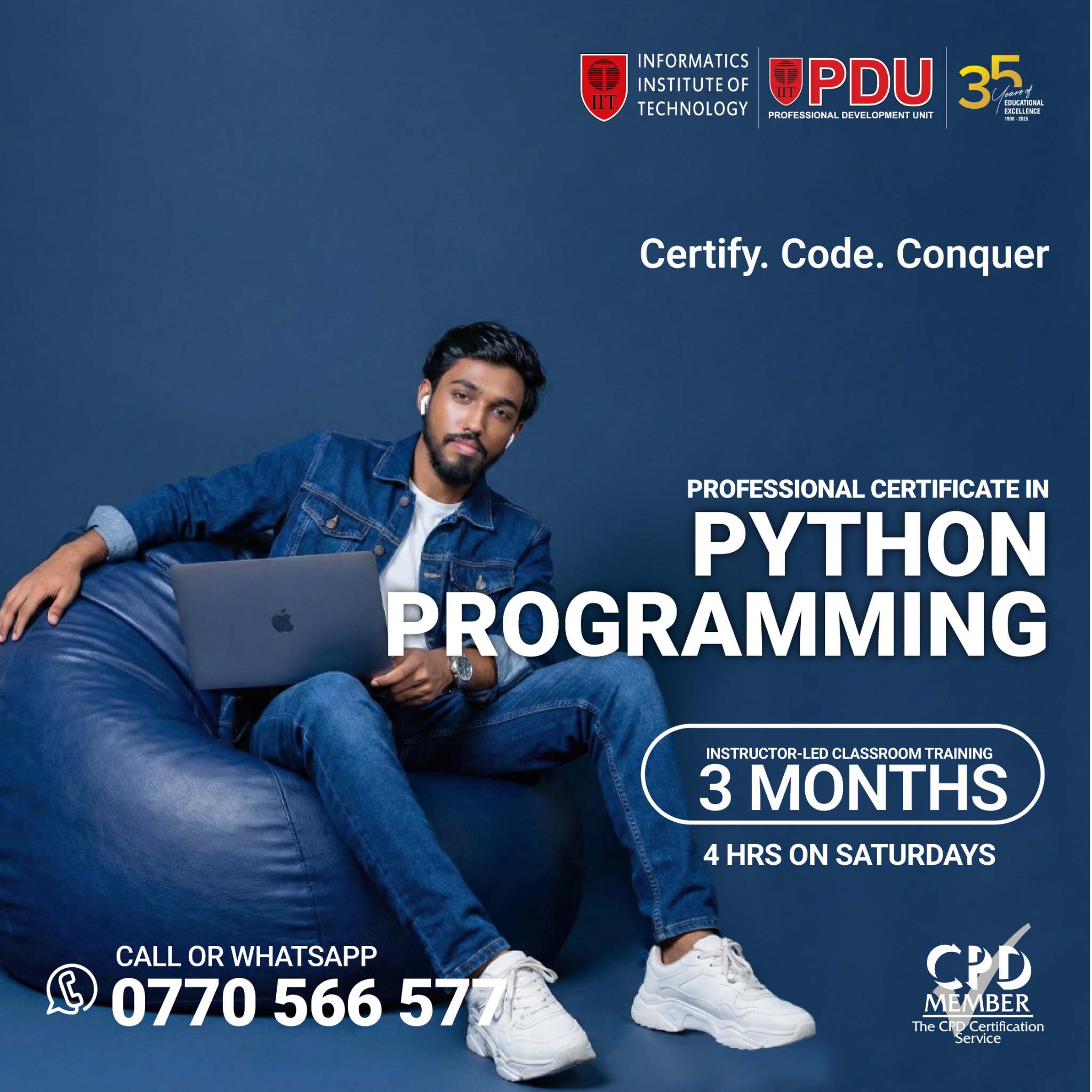 IIT Professional Development Unit Facebook ad: Chat with us