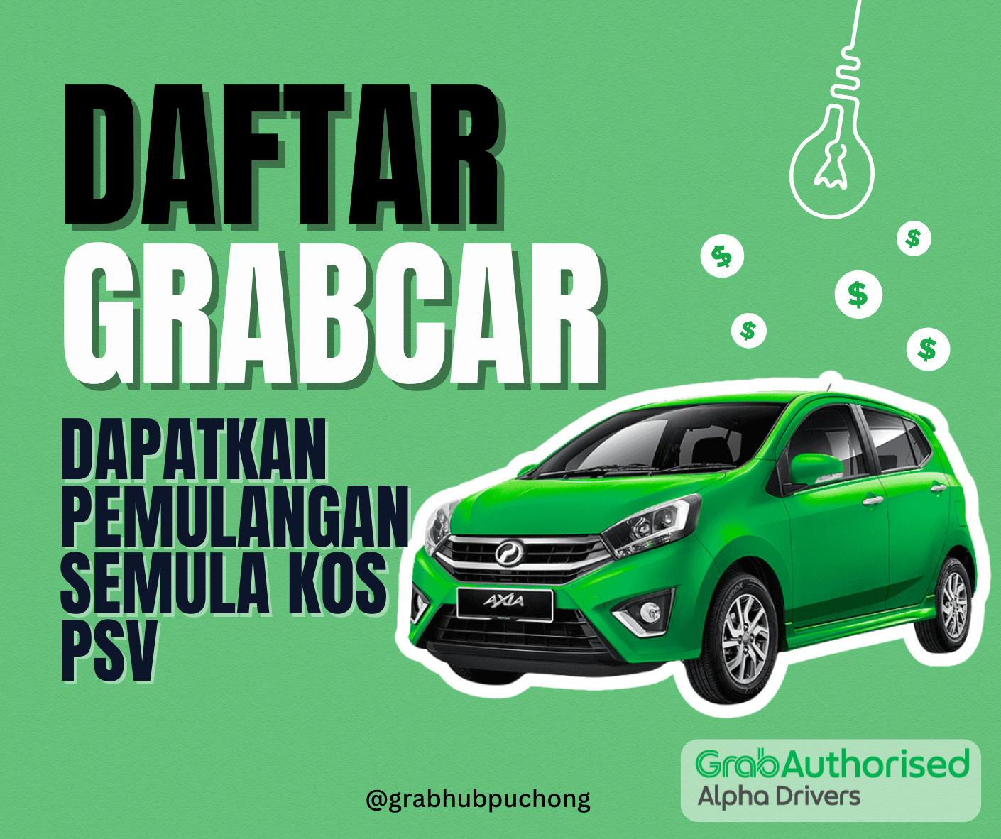 Grab Hub Puchong Facebook ad