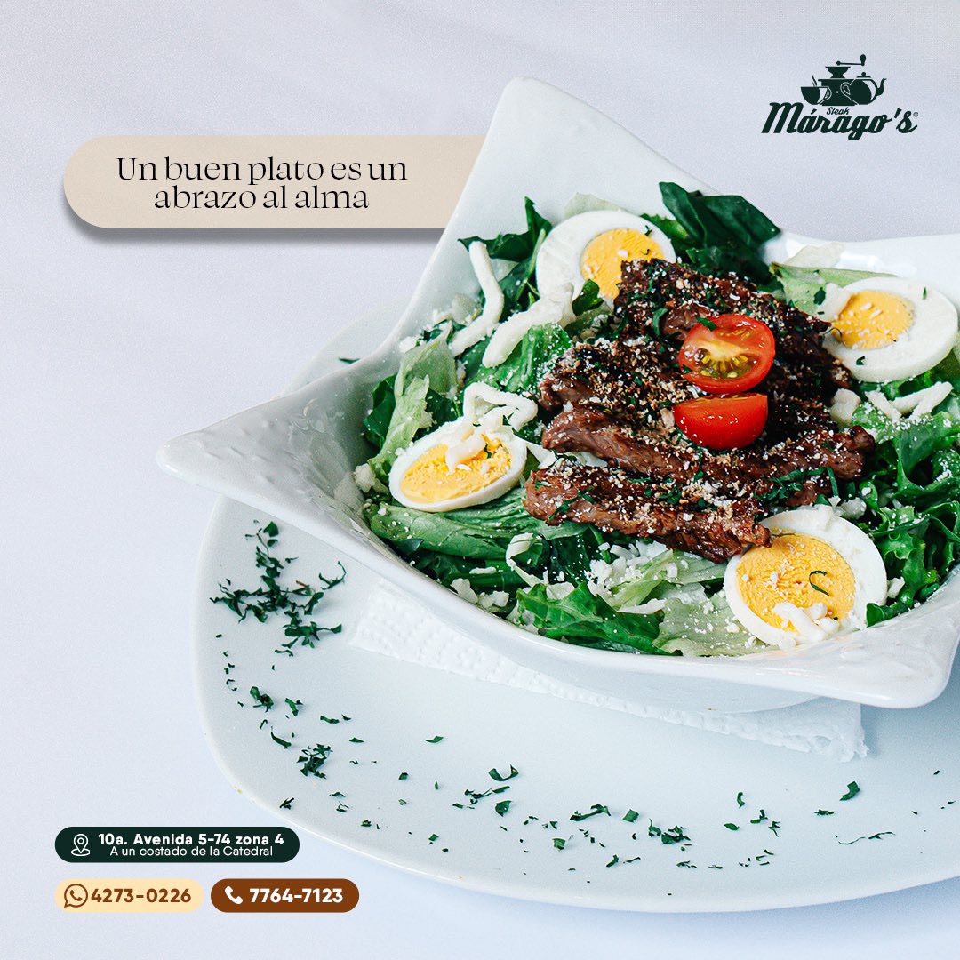 Marago's Steak San Marcos Facebook ad: Los sabores que tanto te gustan, al alcance…