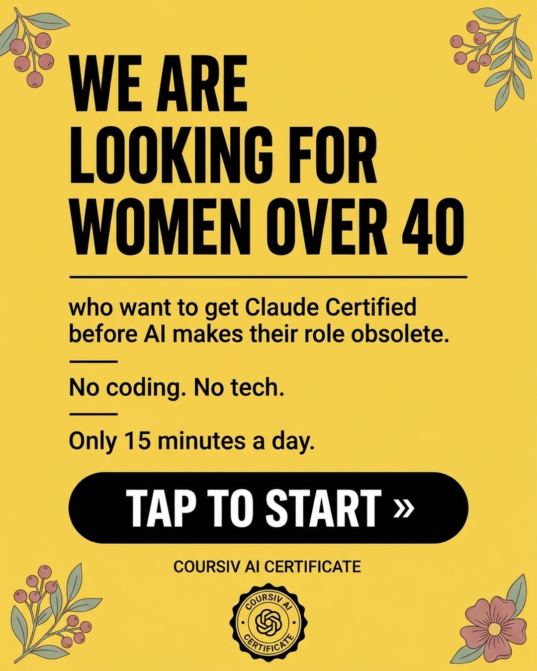 AI Weekly Facebook ad