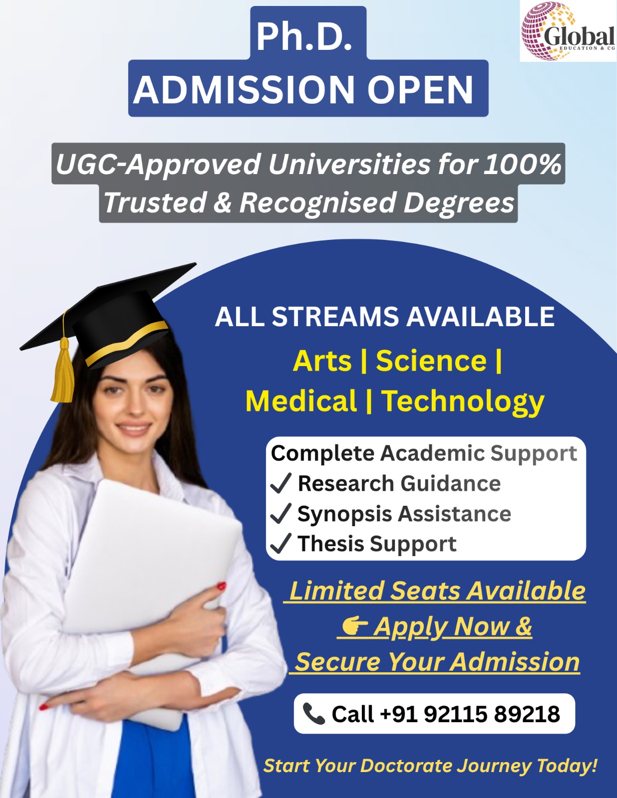 Global Education And Career Gateway Facebook ad: Chat with us