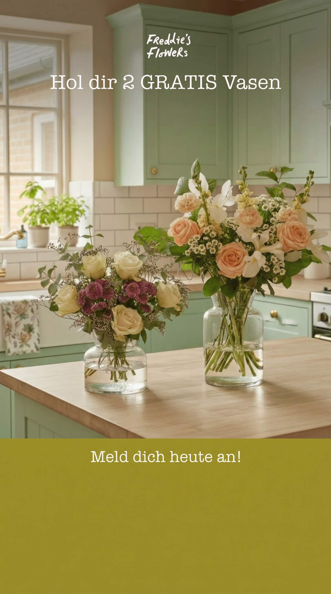 Freddie's Flowers Facebook ad