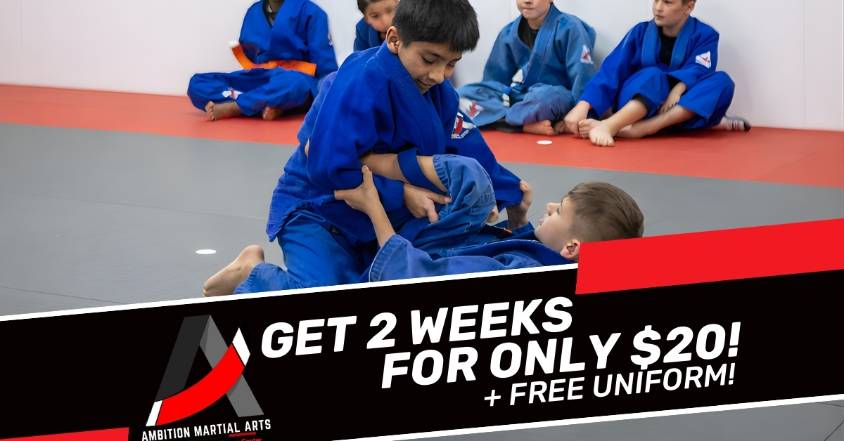 Ambition Martial Arts Facebook ad from Mar 12, 2026