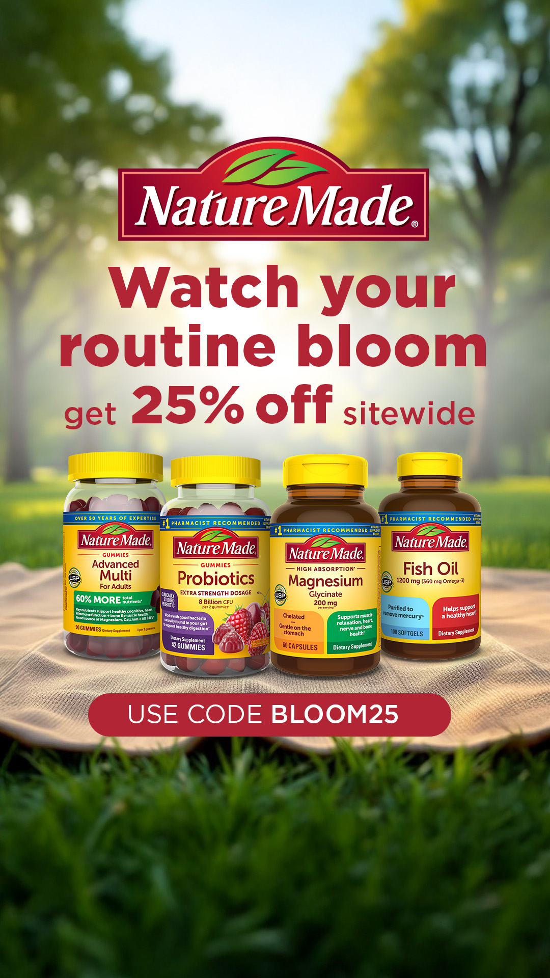 Nature Made Facebook ad
