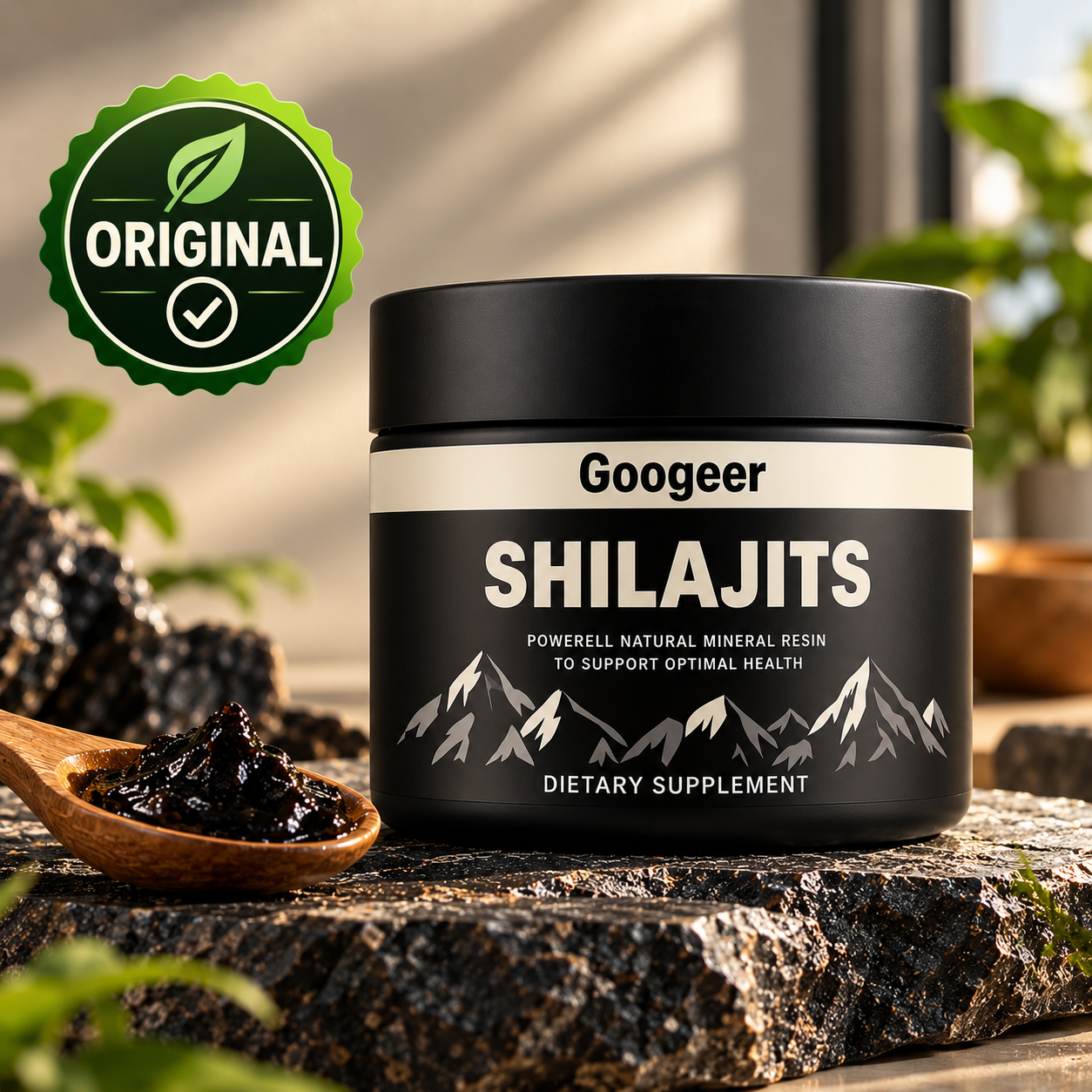 Nutravyo Facebook ad: A Pasta Shilajit Gold da é o reforço natural que procurava.