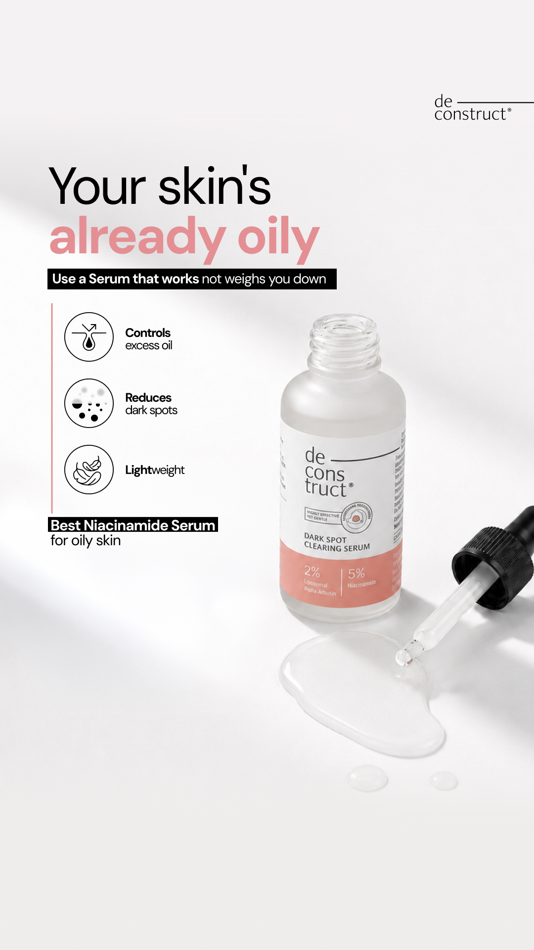 Deconstruct Skincare Facebook ad
