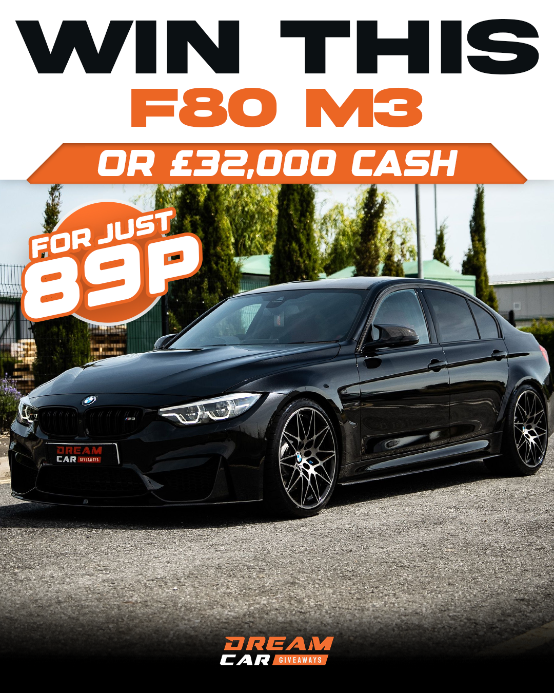 Dream Car Giveaways Facebook ad