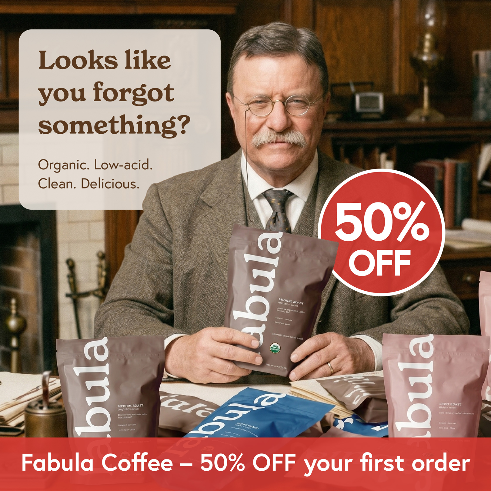 Fabula Coffee Facebook ad