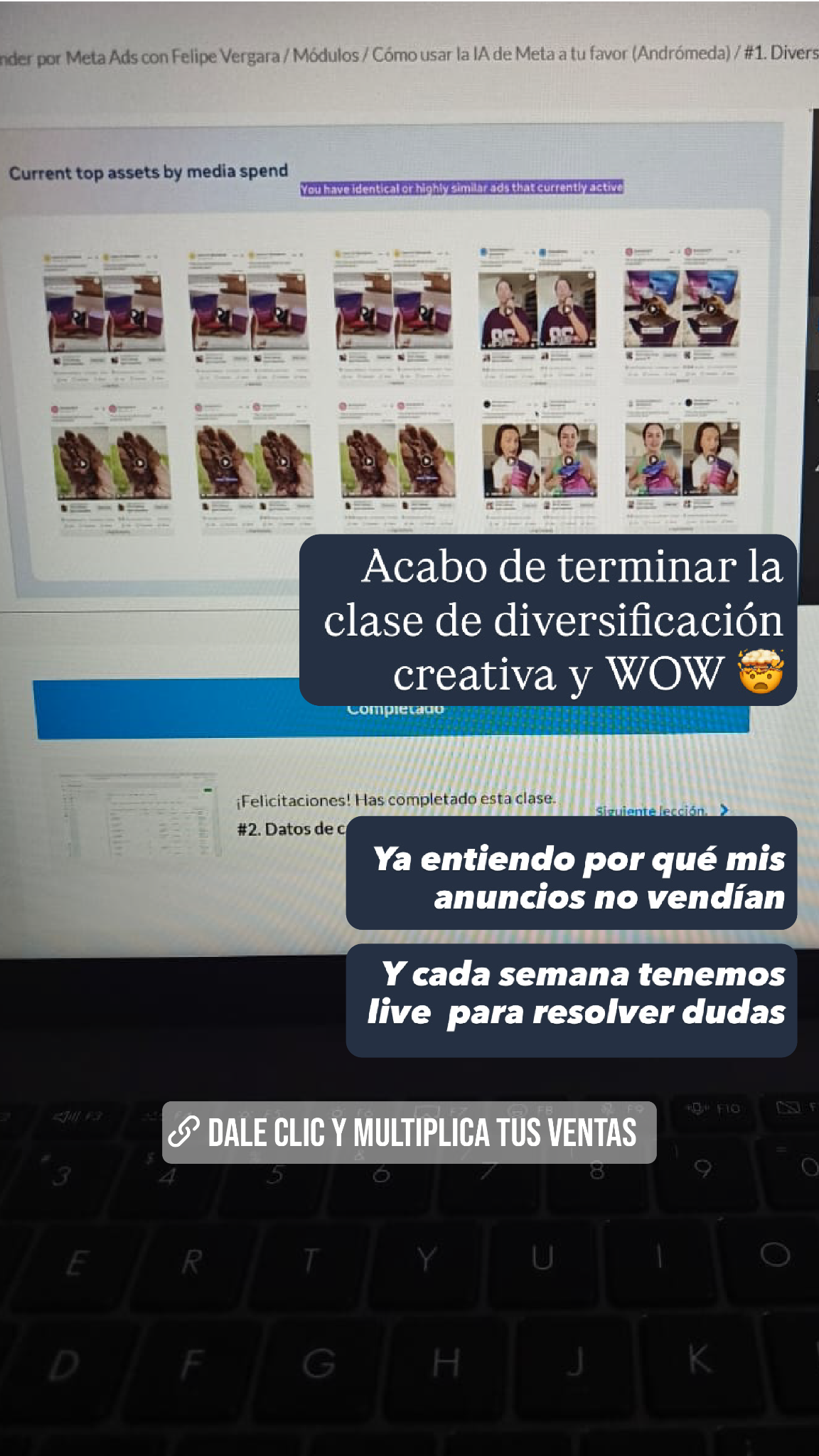 Felipe Vergara Facebook ad