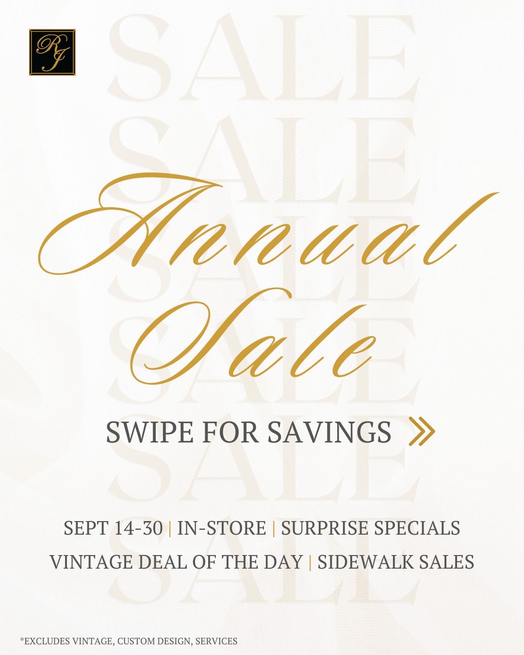 Rutledge Jewellers Facebook ad