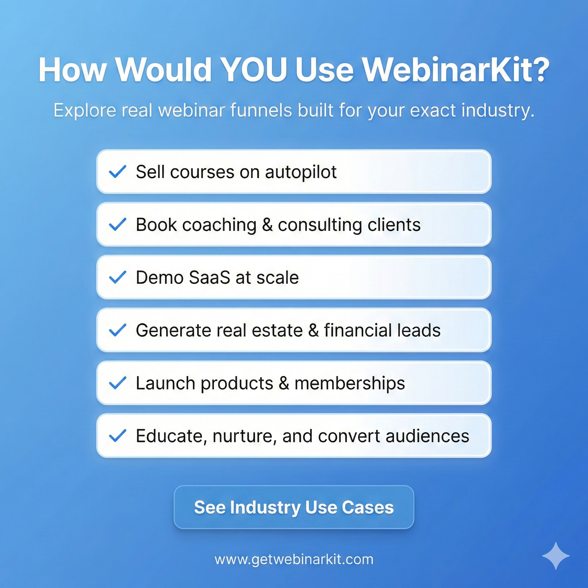 WebinarKit Facebook ad