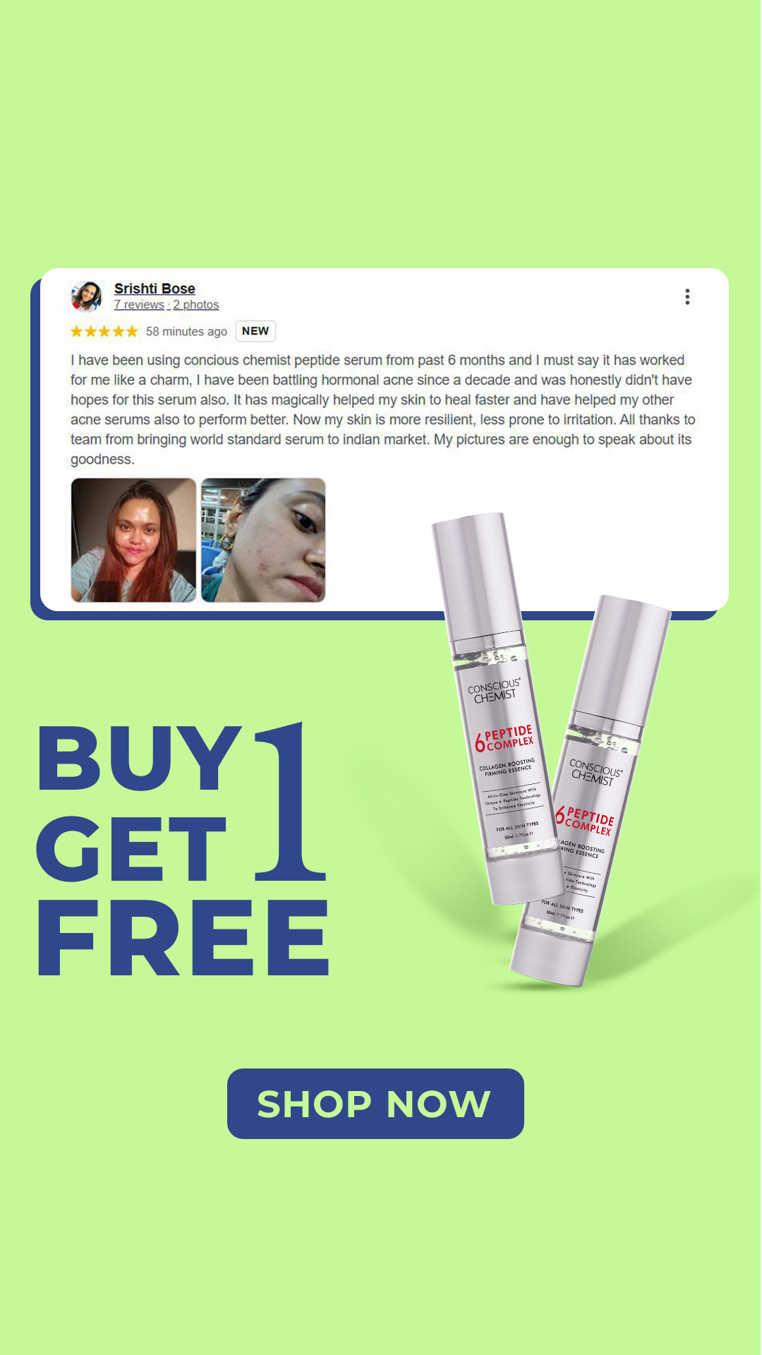 Conscious Chemist Facebook ad from Jan 19, 2026