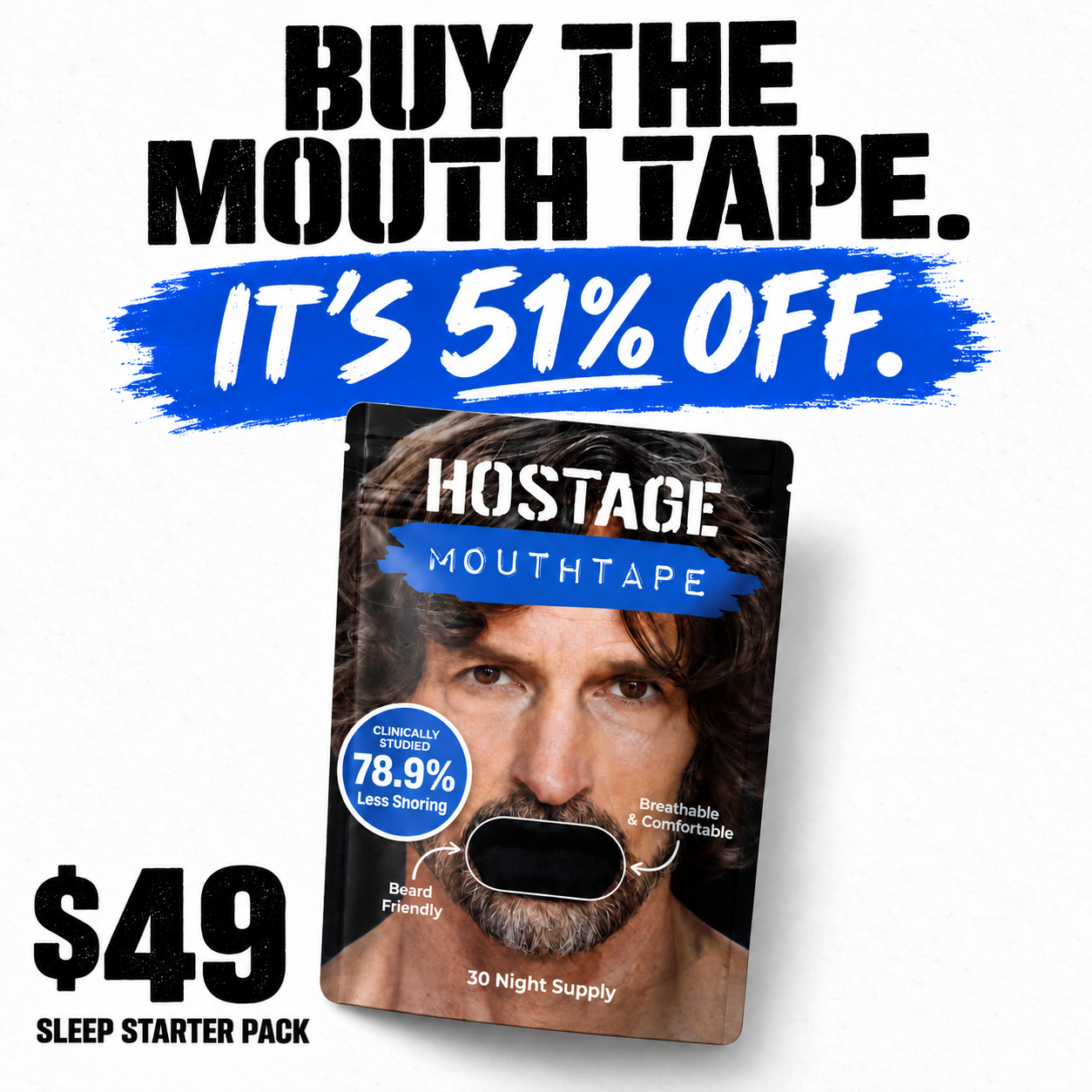Hostage Tape Facebook ad