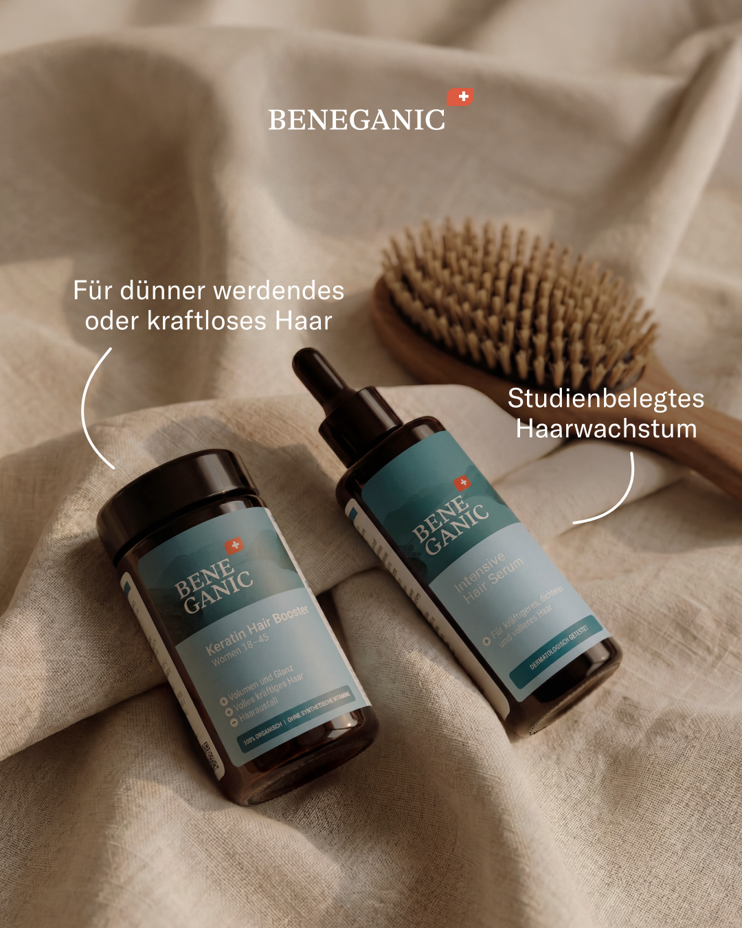 Beneganic Organic Vitamins Facebook ad from Jun 12, 2026