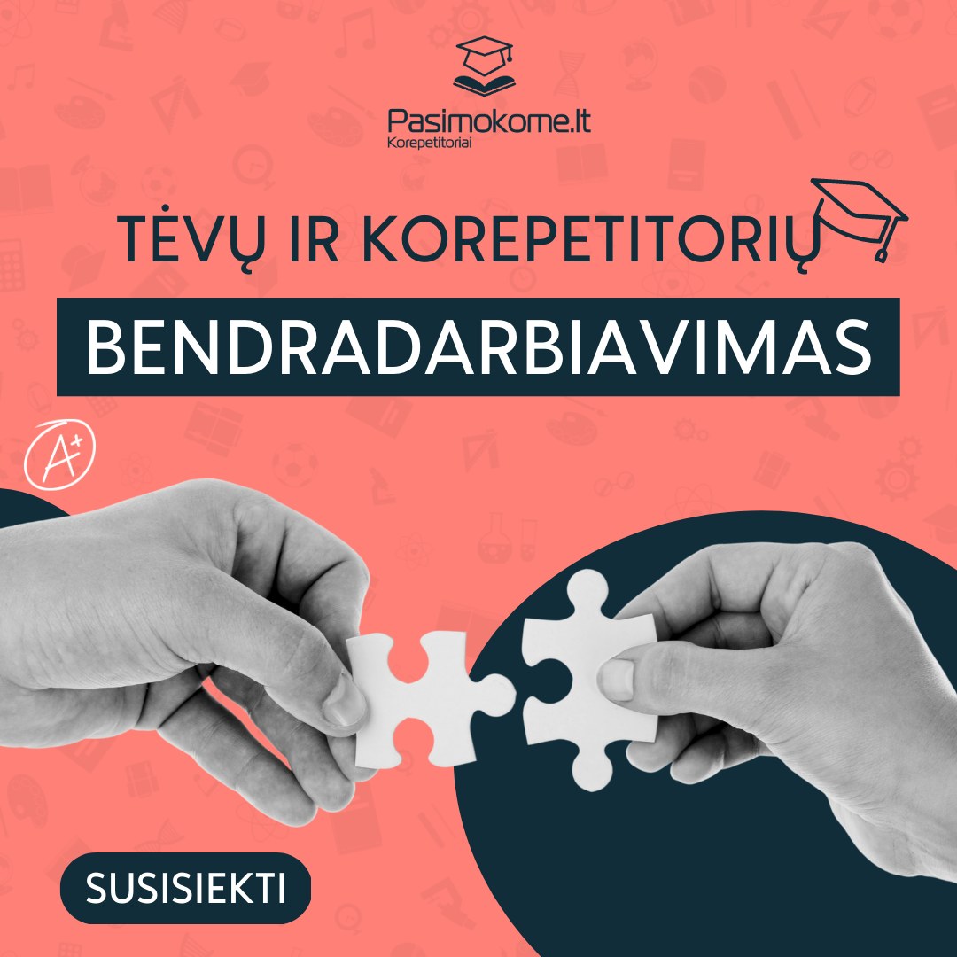 Pasimokome.lt korepetitoriai Facebook ad