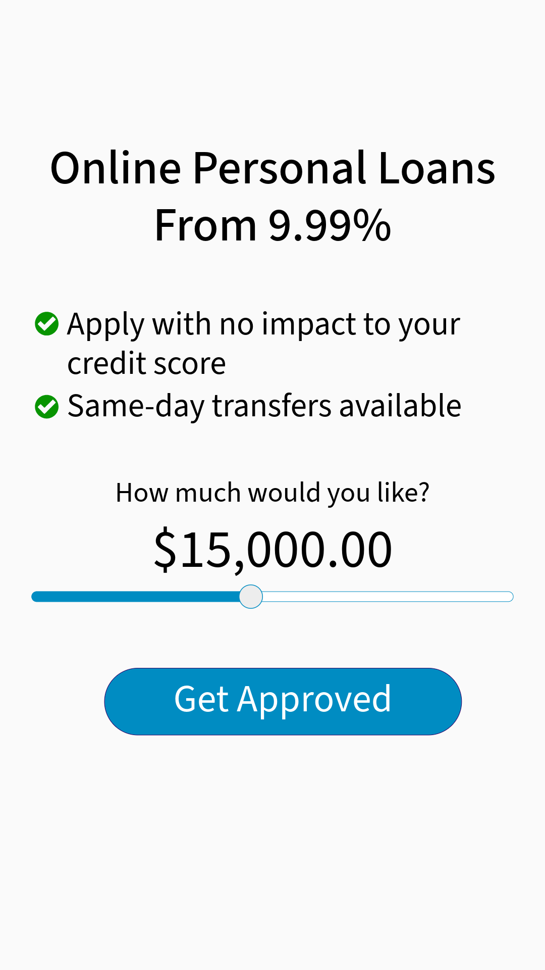 Loans Canada Facebook ad