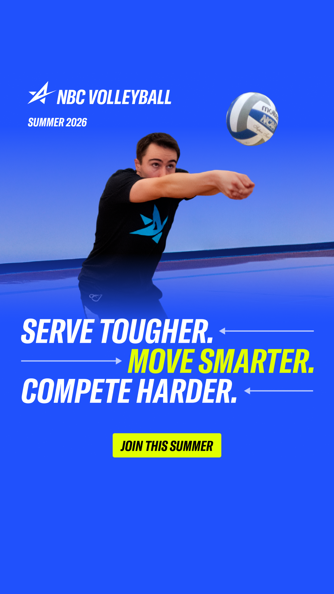 NBC Volleyball Camps! Facebook ad from Apr 24, 2026