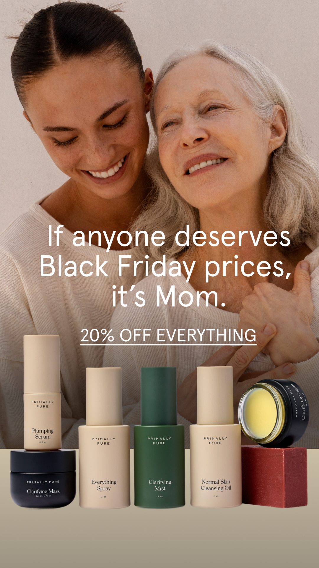 Primally Pure Skincare Facebook ad