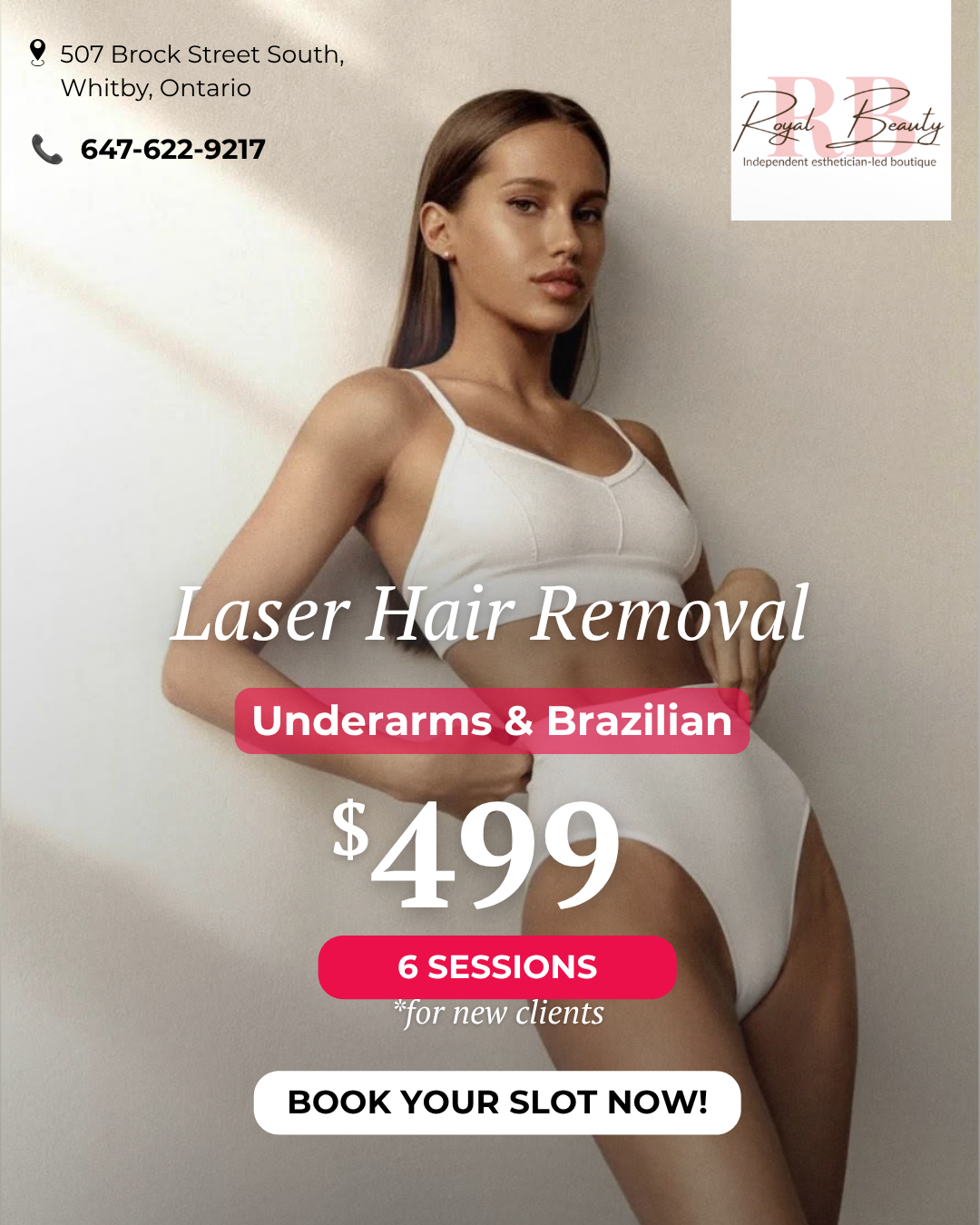 Royal Beauty Laser & Aesthetics Facebook ad from Jun 26, 2026