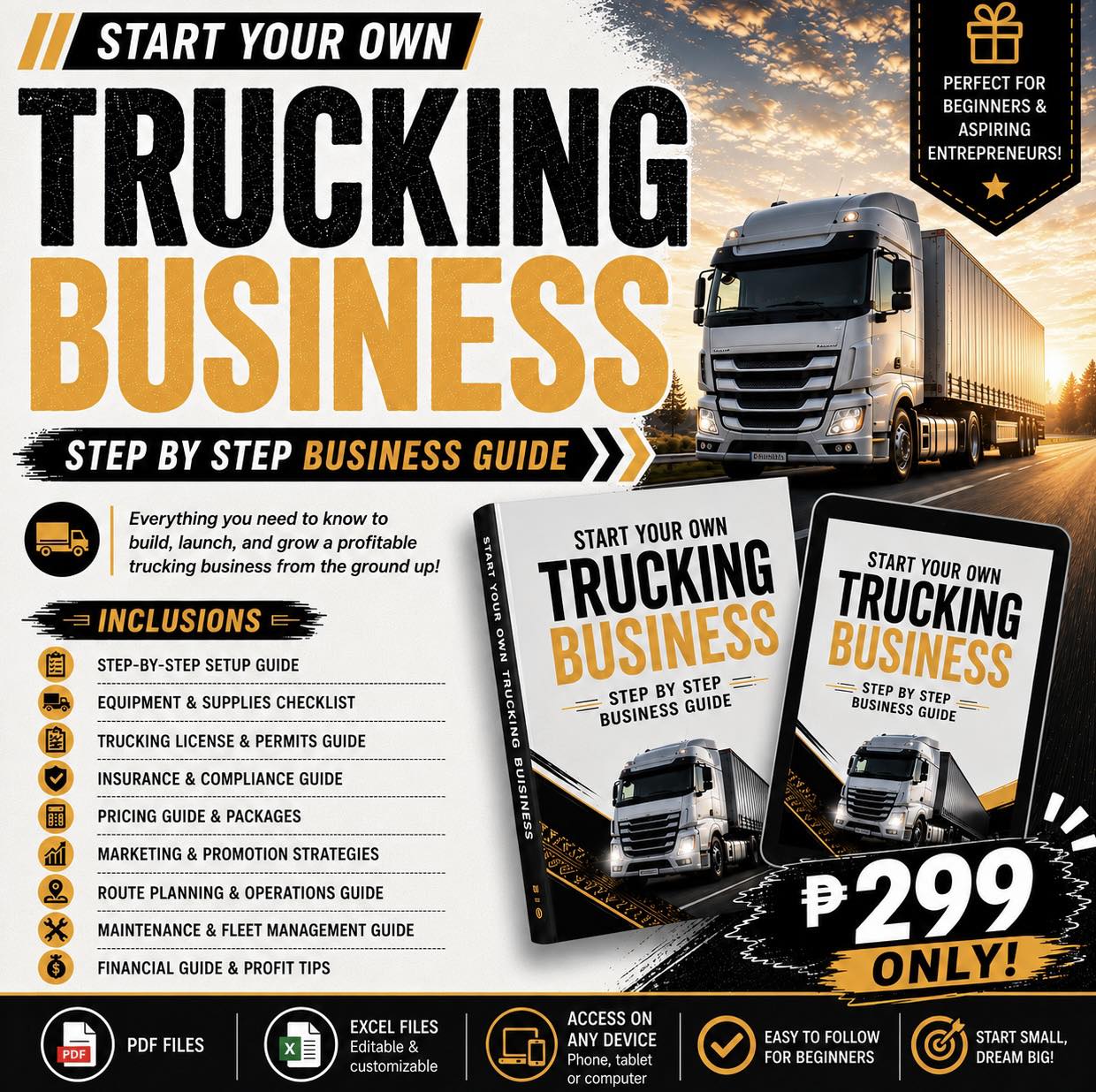 Trucking Business Learning PH Facebook ad: ๐ผ๐ง๐ ๐ฎ๐ค๐ช ๐ฅ๐ก๐๐ฃ๐ฃ๐๐ฃ๐ ๐ฉ๐ค ๐จ๐ฉ๐๐ง๐ฉ ๐ฎ๐ค๐ช๐งโฆ