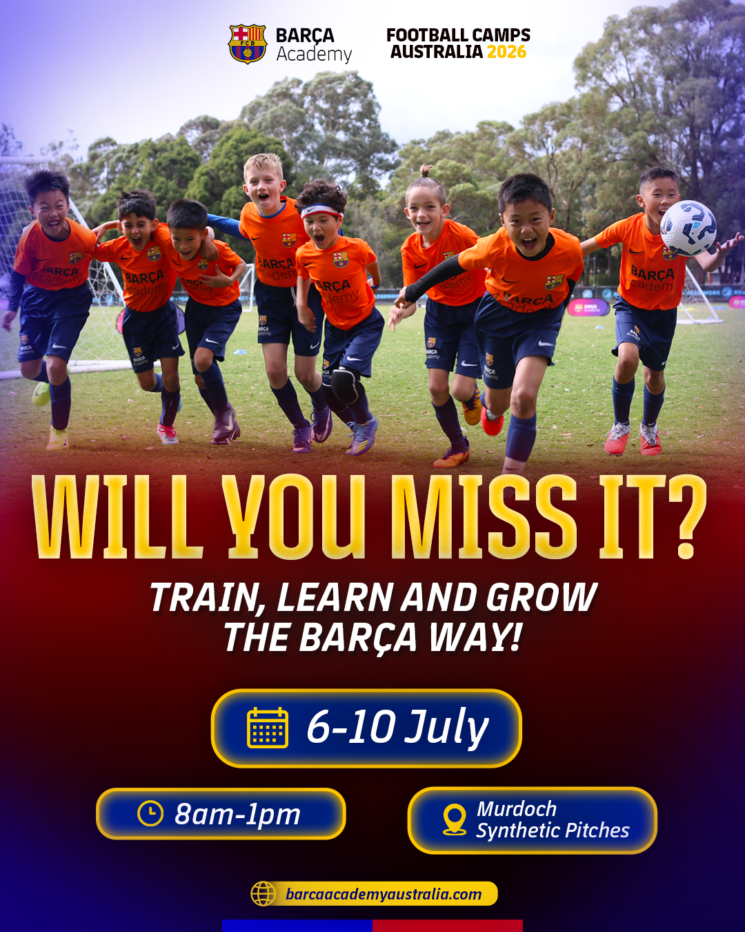 Barça Academy Australia & New Zealand Facebook ad