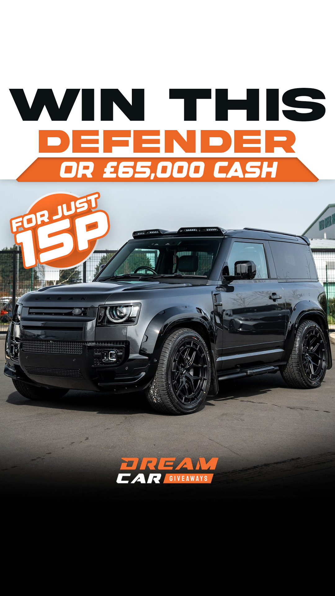 Dream Car Giveaways Facebook ad