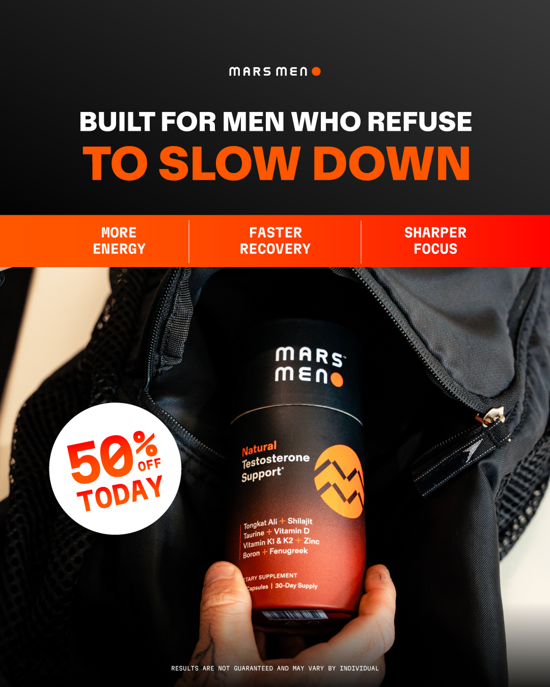 Mars Men Facebook ad