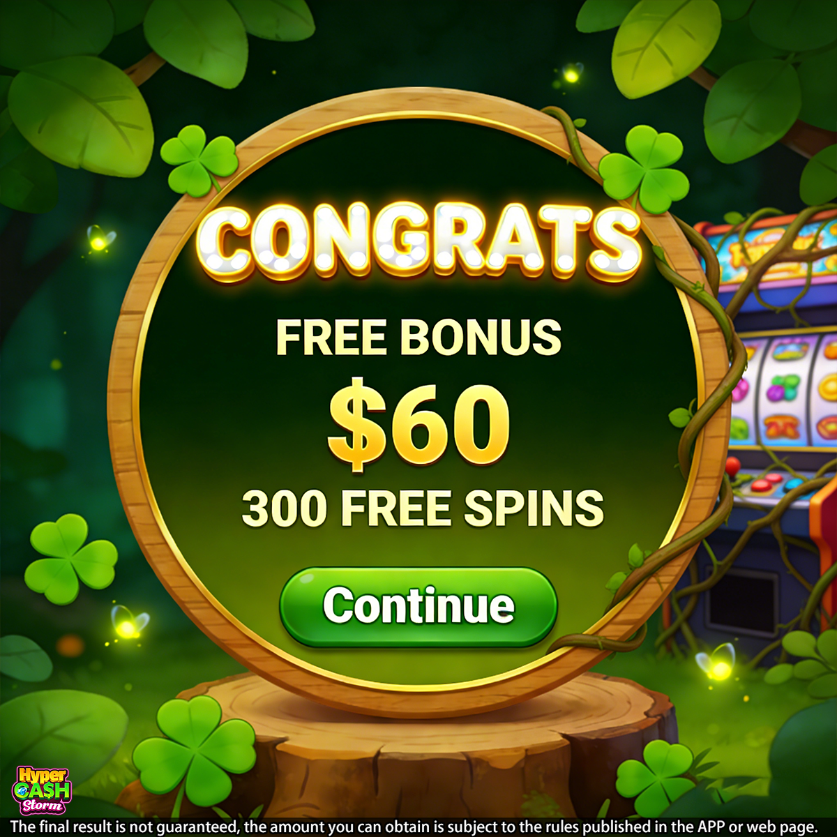 Hyper Cash Storm Facebook ad: Download Now