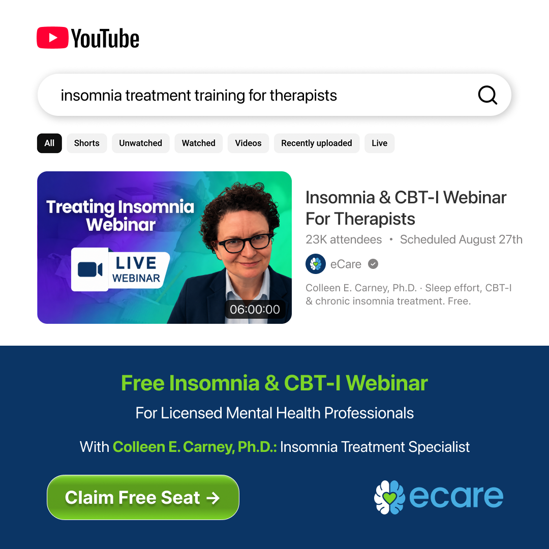 eCare Behavioral Health Institute Facebook ad