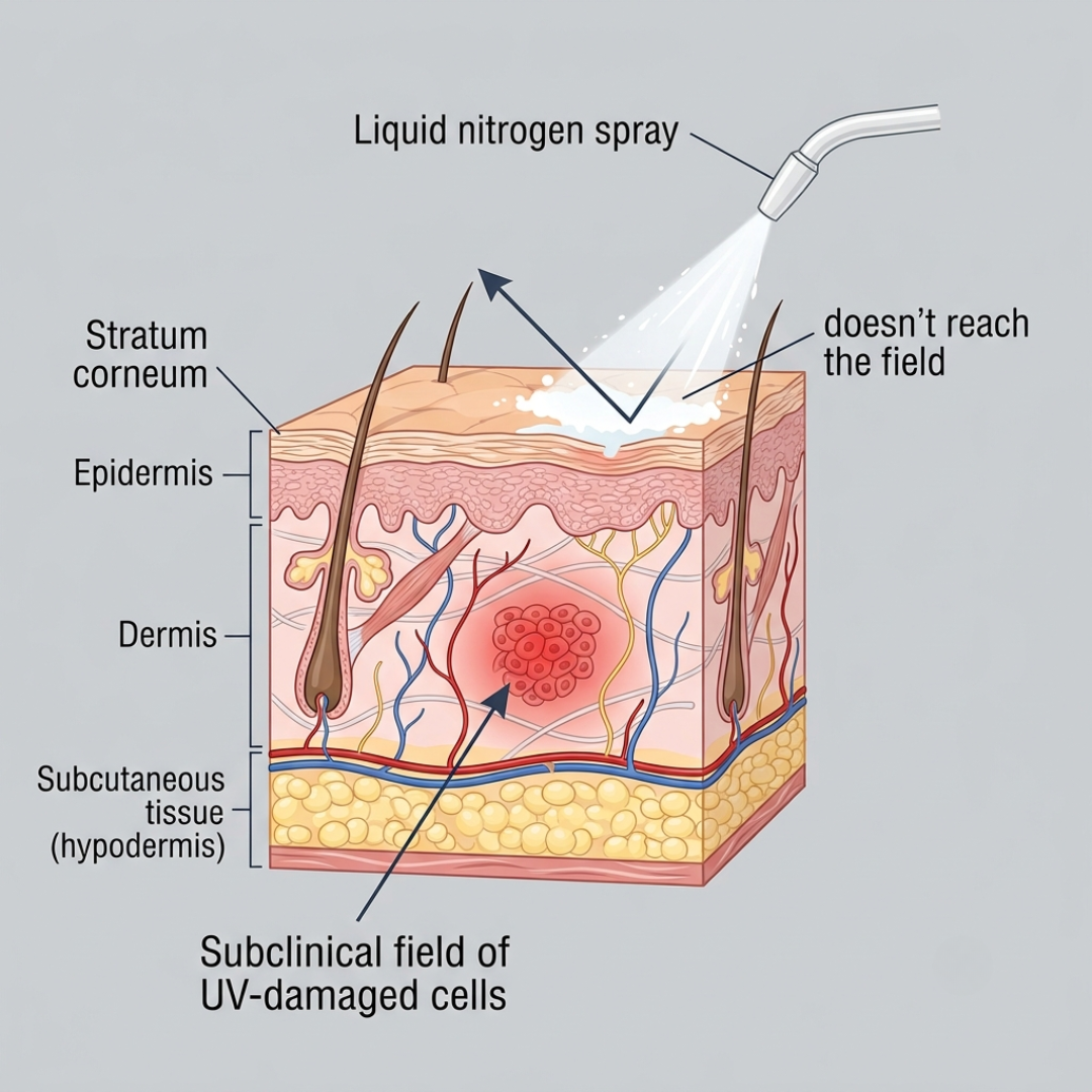 Actinic Keratosis Reset Facebook ad
