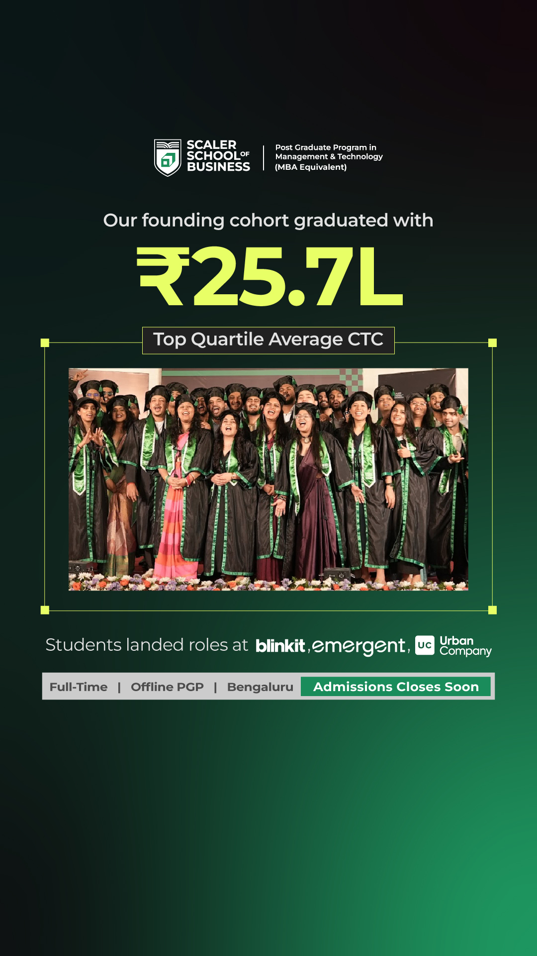 Scaler School of Business Facebook ad