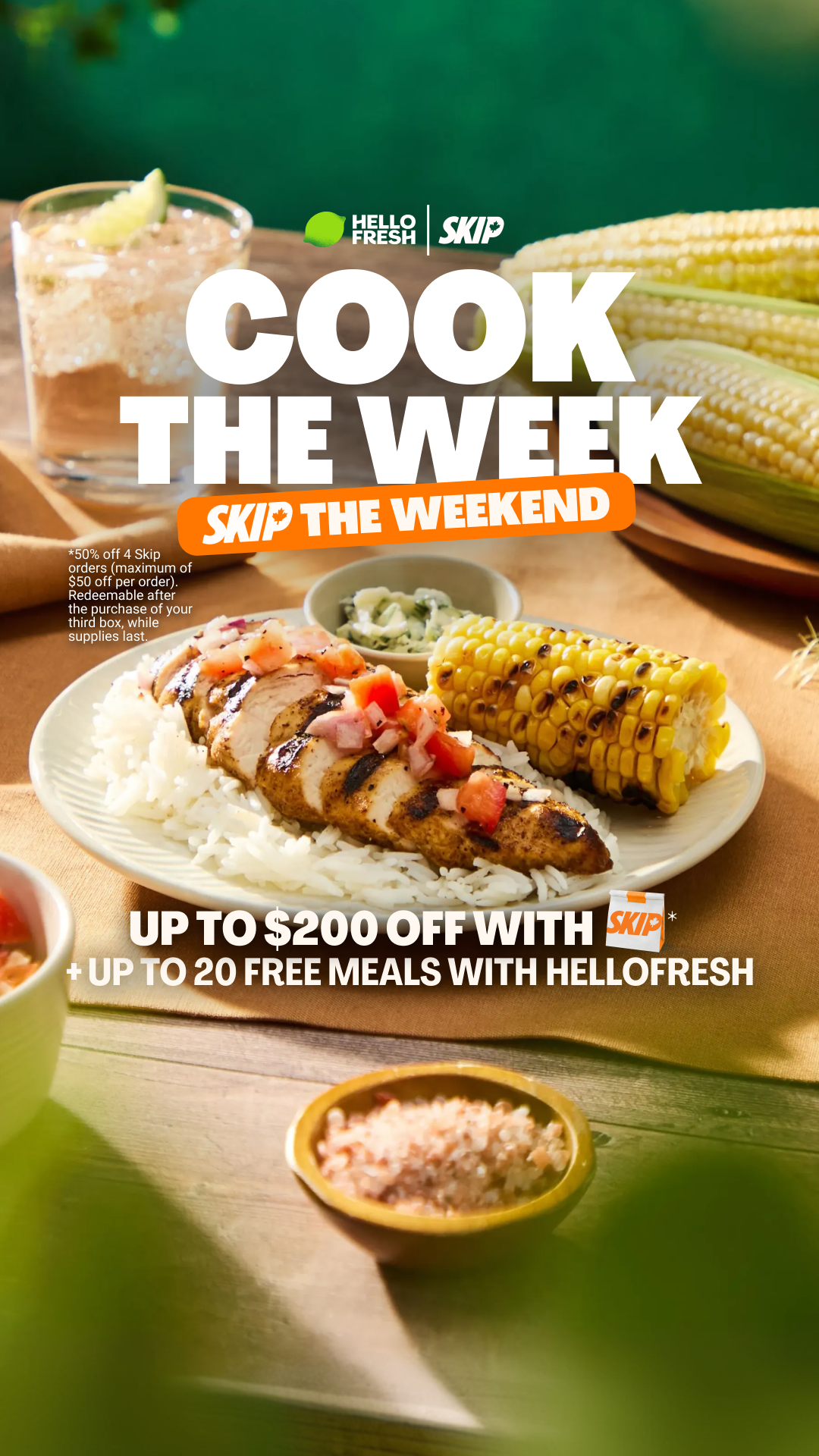 HelloFresh Facebook ad