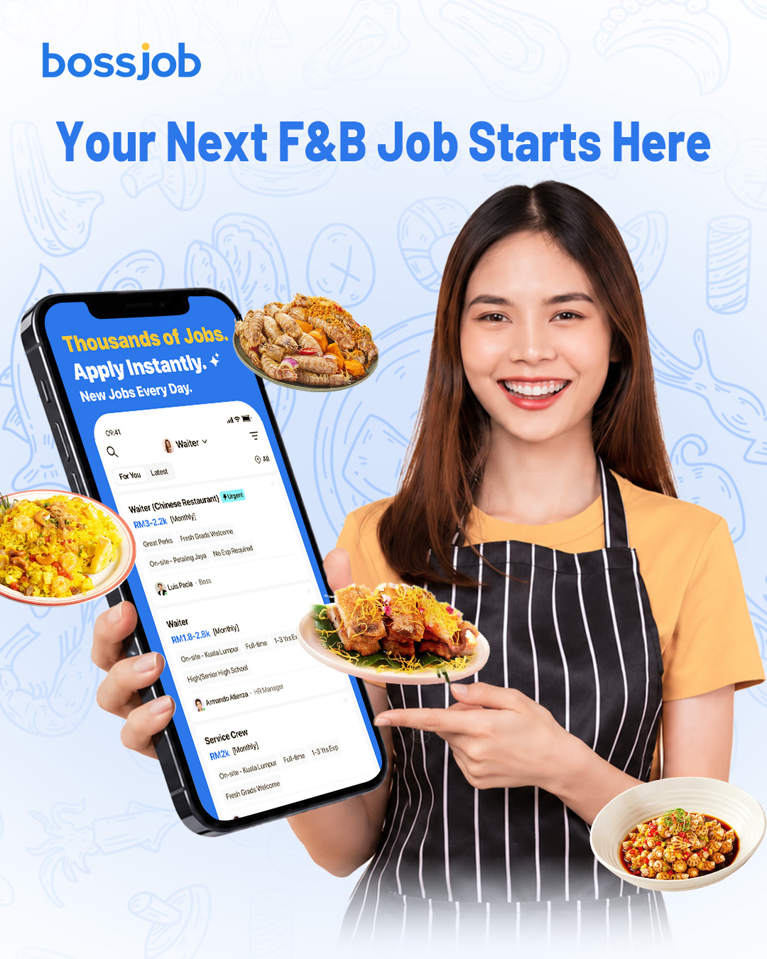 Bossjob Malaysia Facebook ad: bossjob: Chat & Job Search