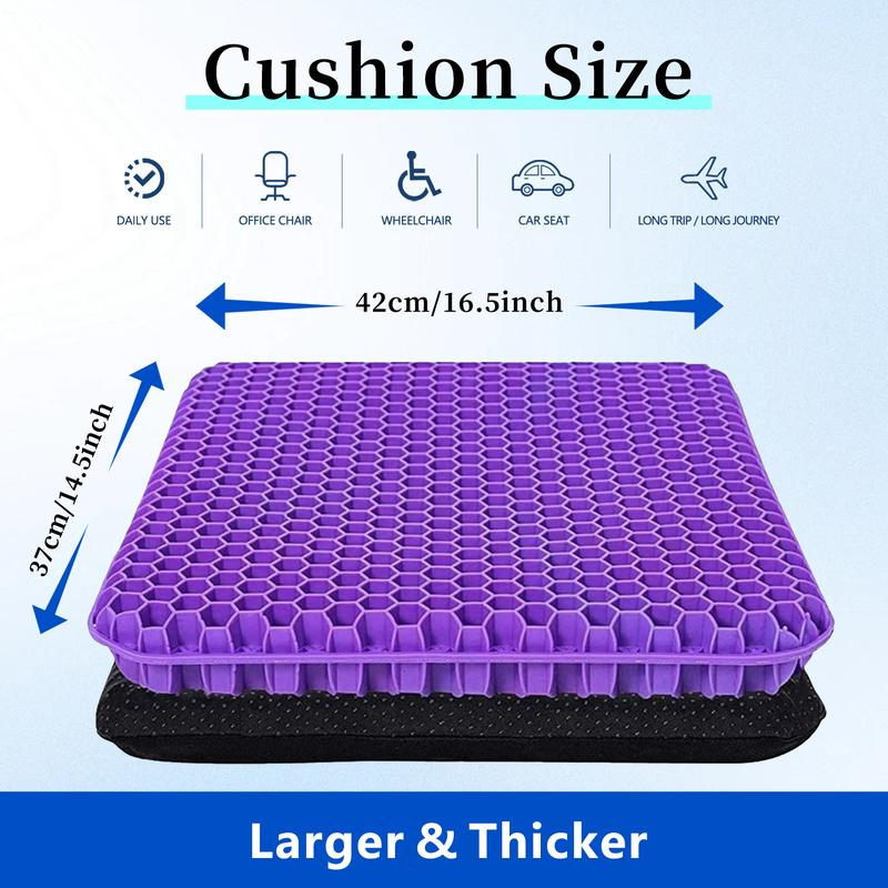 Describego-H Facebook ad: Extra Large Purple Gel Seat Cushion
