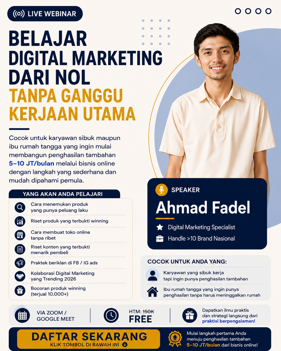 Digital Marketing by Ahmad Fadel Facebook ad
