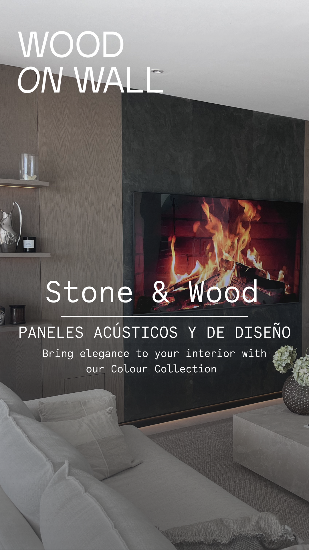 Wood on Wall España Facebook ad