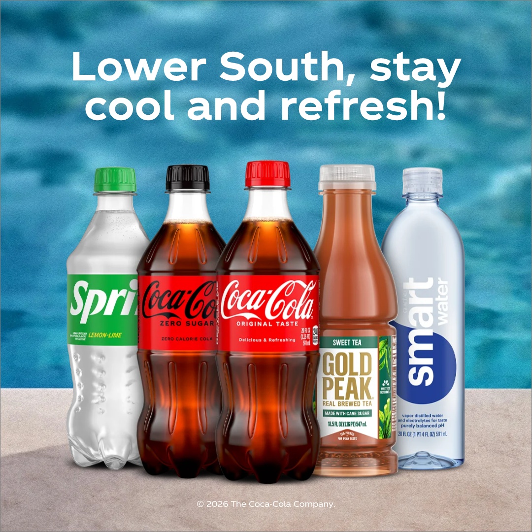 The Coca-Cola Company Facebook ad: Be refreshed with a delicious, ice-cold beverage to beat…