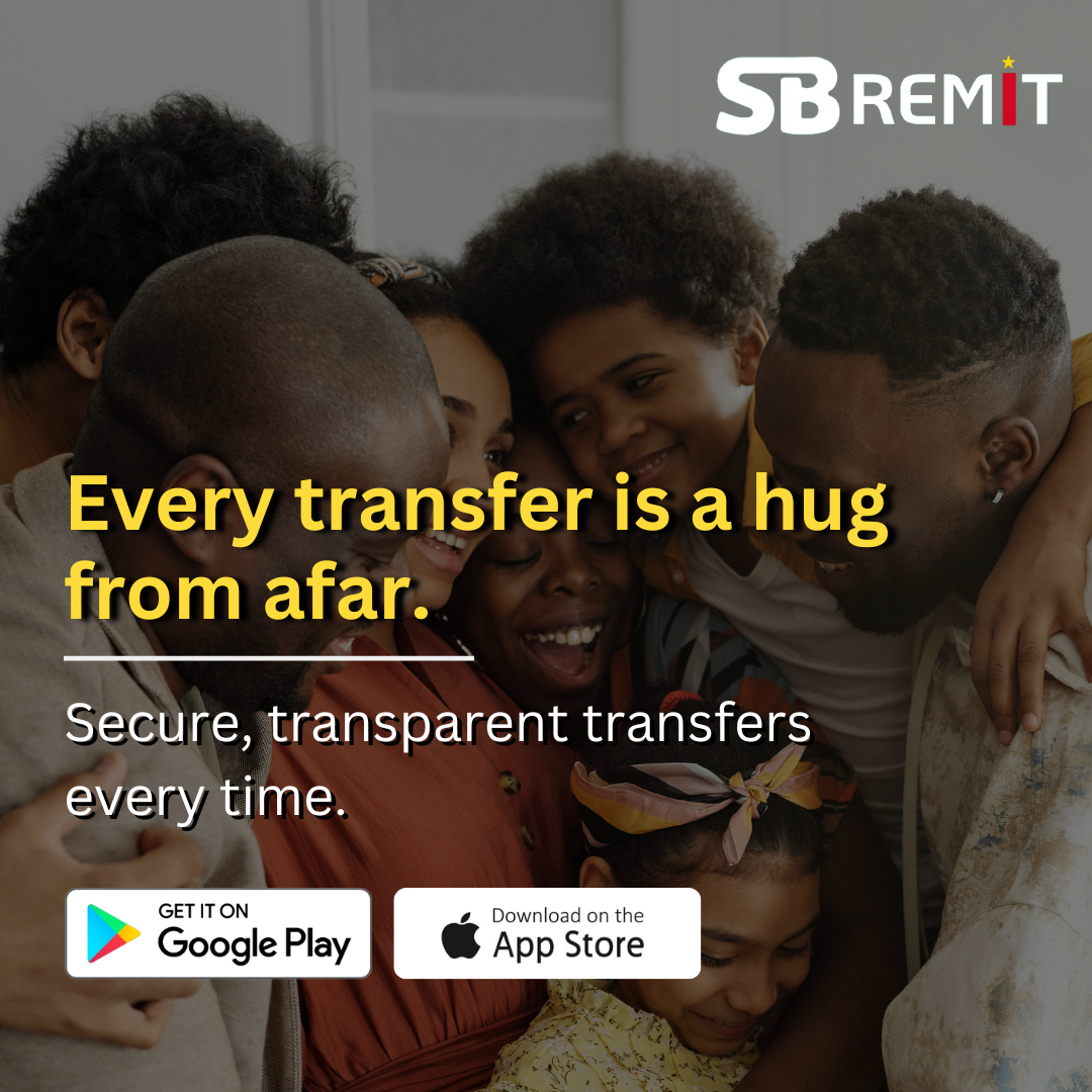 SB Remit Facebook ad: Transfer Money to your loved ones in Cameroon with SB Remit
