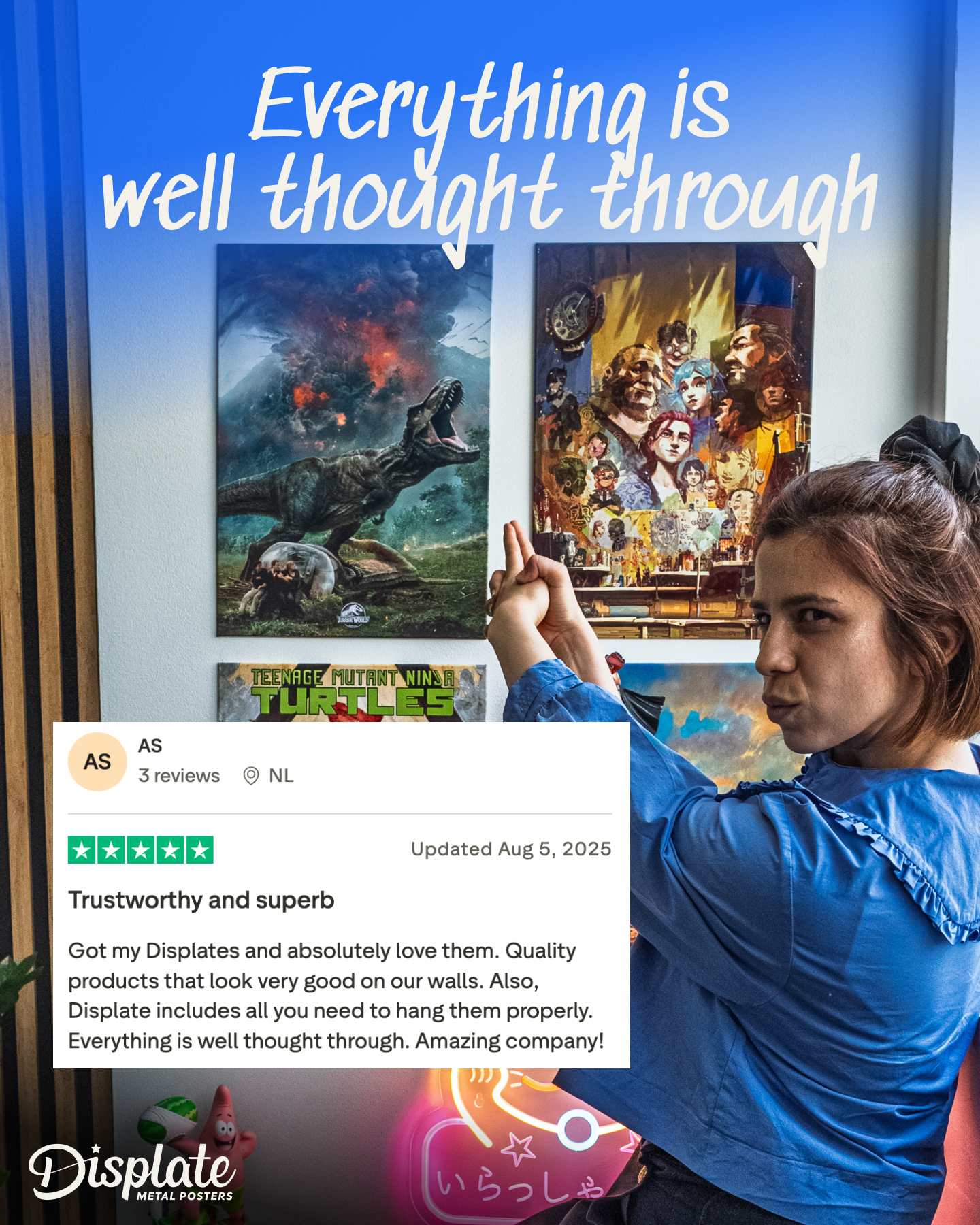 Displate Facebook ad