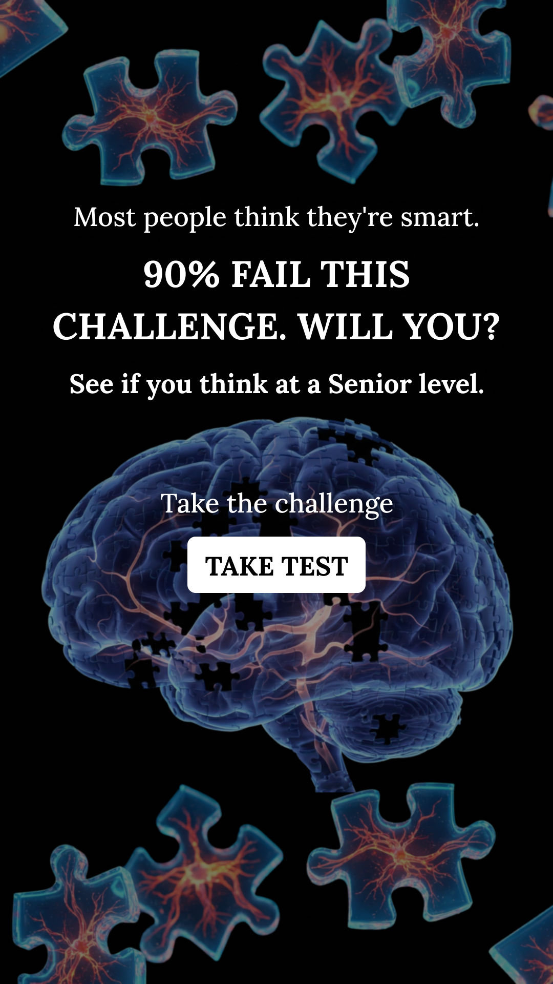Brain Health Check Facebook ad