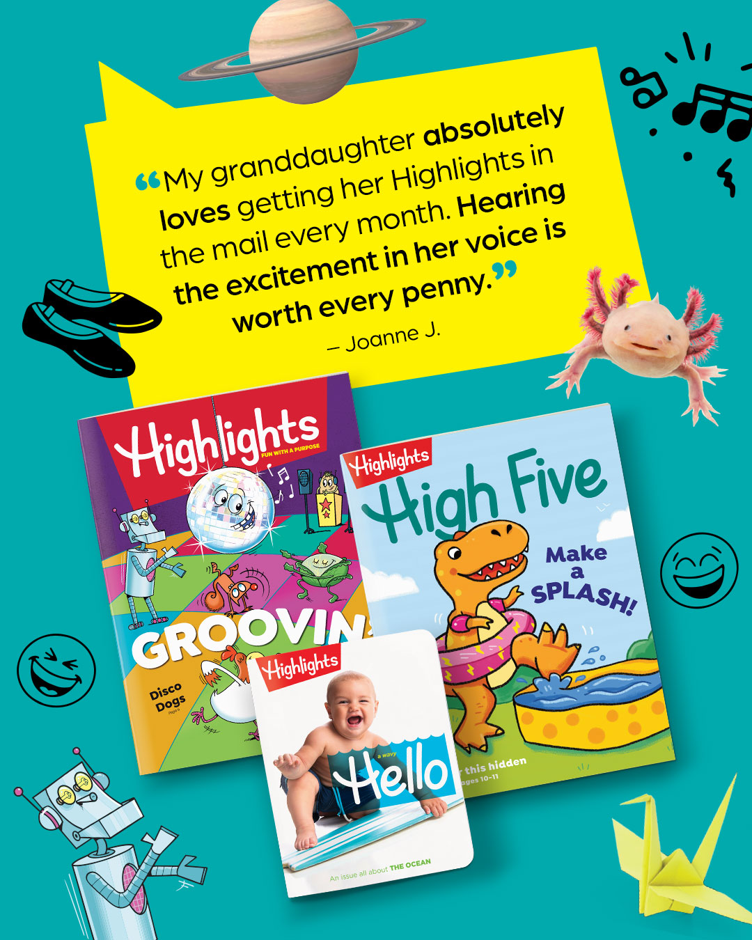 Highlights for Children Facebook ad